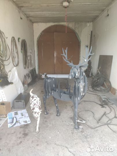 Мангал Олень объемный 3D