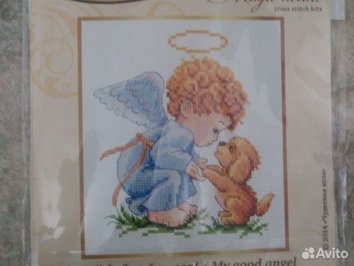 Ангел. Остатки от набора для вышивания