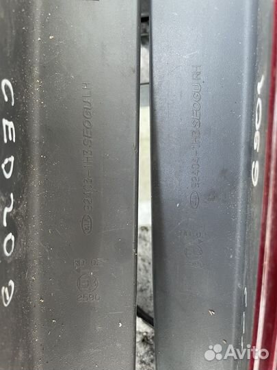 Задние фонари kia ceed