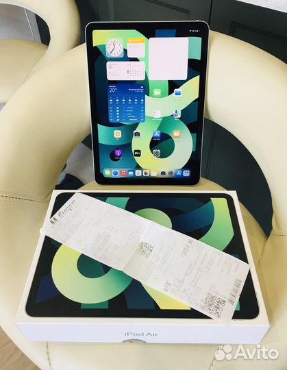iPad Air 4 2020 64Gb Green с чеком мвидео