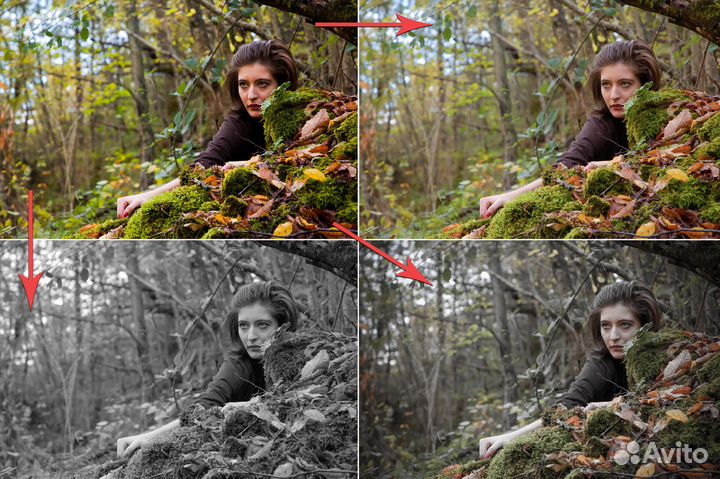 Ретушь и обработка фотографий