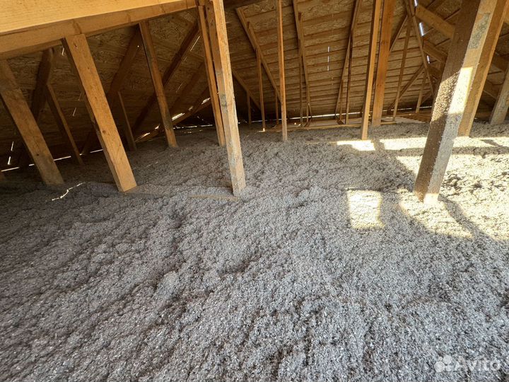 Эковата утеплитель для деревянных домов