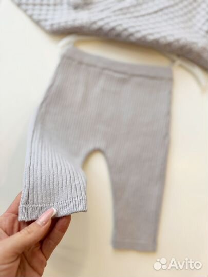 Вязаный комплект детский ca hm 62 и 74