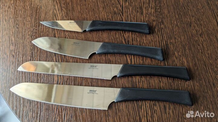 Икеа. Набор кухонных ножей с подставкой