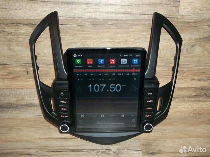 Магнитола Chevrolet Cruze Android Tesla