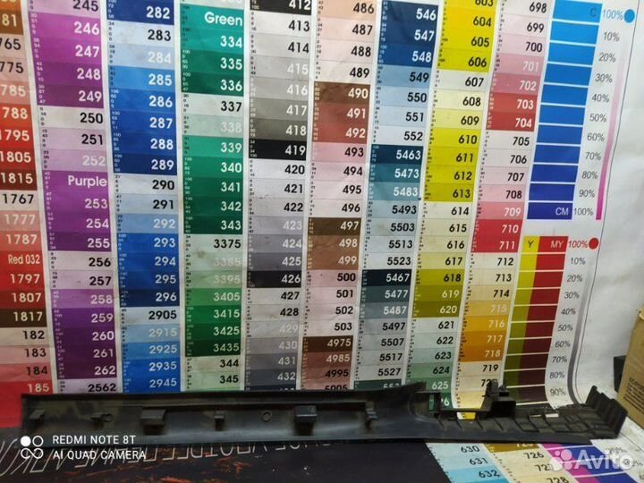 Накладка на порог Renault Megane 2