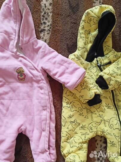 Одежда для девочки пакетом слипы 56 64