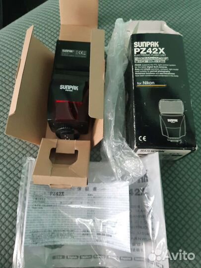 Фотовспышка Sunpak PZ42X для Никон