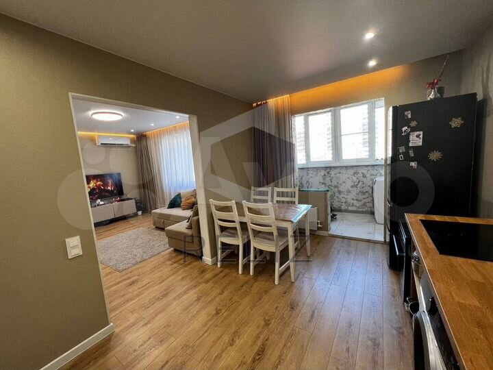 2-к. квартира, 54,8 м², 4/12 эт.