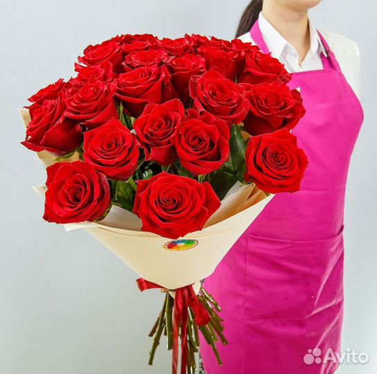 25 роз цветы, розы с доставкой
