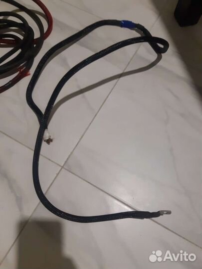 Силовой кабель для усилителя, конденсатор, предохр