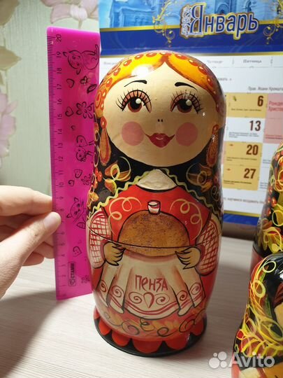 Матрешка 19 см (7 мест)