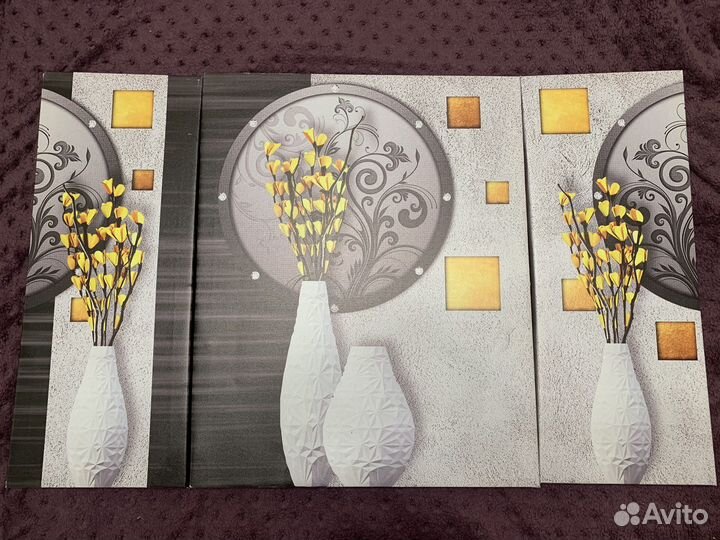 Картина модульная бу