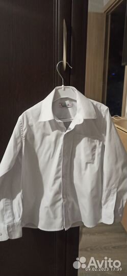 Рубашка белая для мальчика