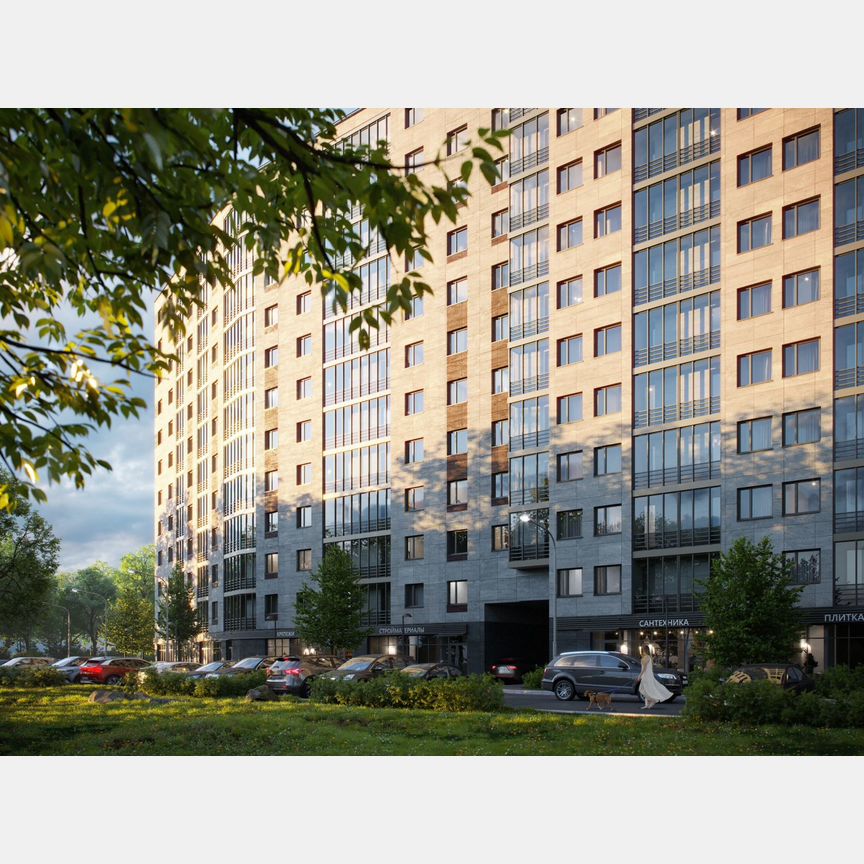 2-к. квартира, 58,7 м², 10/12 эт.
