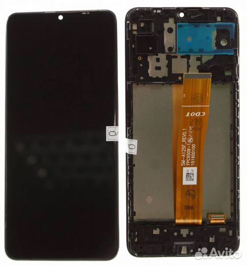 Дисплей для Samsung A12 (A125F) в рамке A+ REV 01