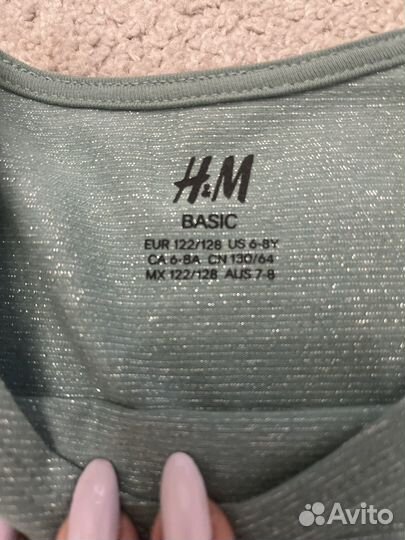 Платье H&M на рост 122/128