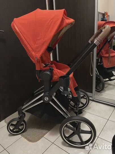 Коляска Cybex Priam 2 в 1 Autumn Gold