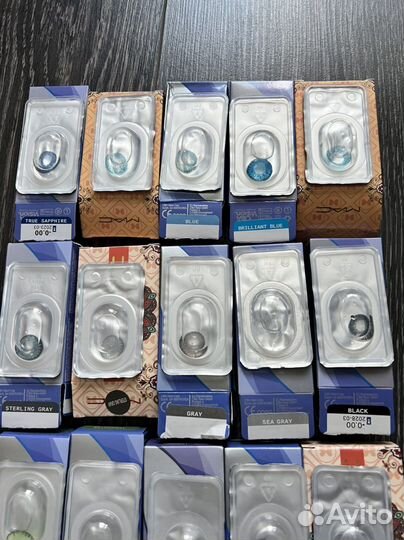 Линзы цветные без диоптрий