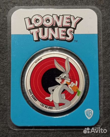 Монеты Самоа 2022 Луни Тьюнс Серебро