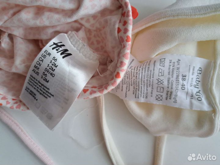 Детские шапочки чепчики для девочки