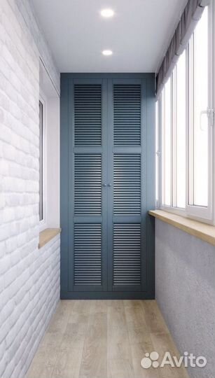 Жалюзийные дверцы для шкафа