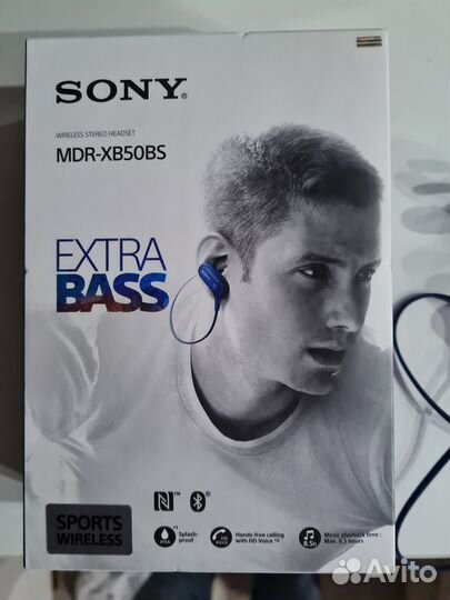 Беспроводные Bluetooth наушники Sony