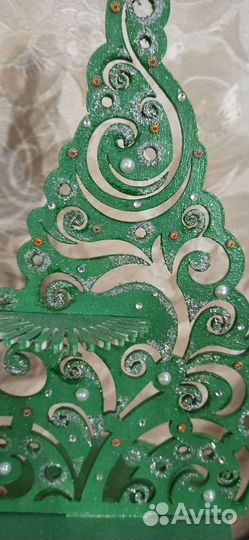 Салфетница новогодняя, подарок, ручная работа