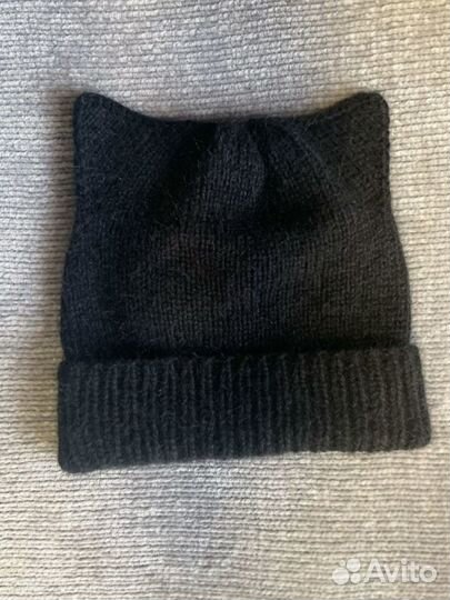 Коточепчик/котошапка из пуха норки