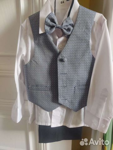 Костюм тройка на выпускной, мальчик, р 98-104