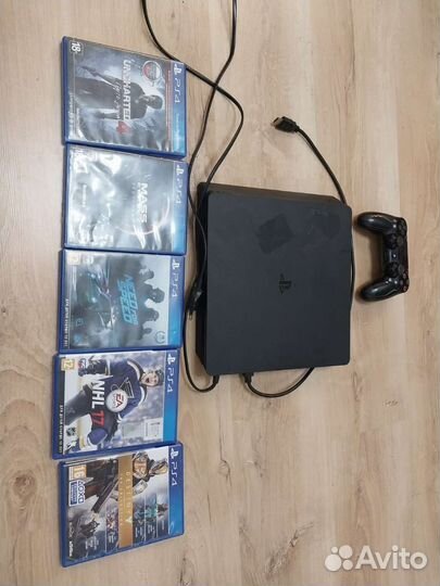 Ps4 slim 1tb с играми
