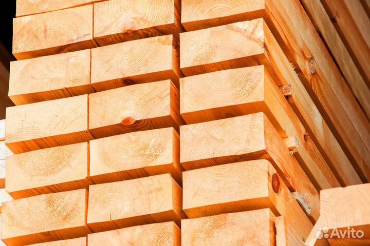 Брус из сосны 100х150мм, гост