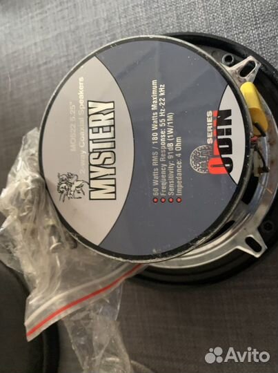 Магнитола kenwood и 2 динамика Mystery MO522
