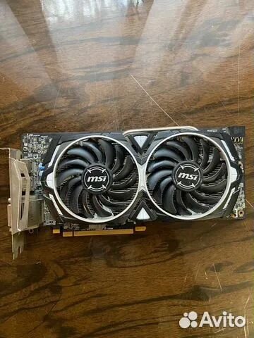 Видеокарта MSI RX 570 8gb Armor