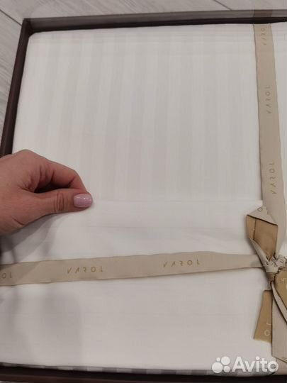 Varol Комплект пост белья белый 2 сп,200*220 сатин