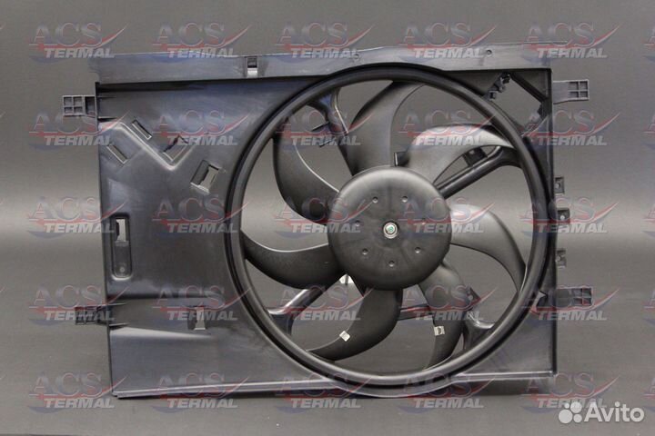 Вентилятор радиатора охлаждения Opel Corsa D