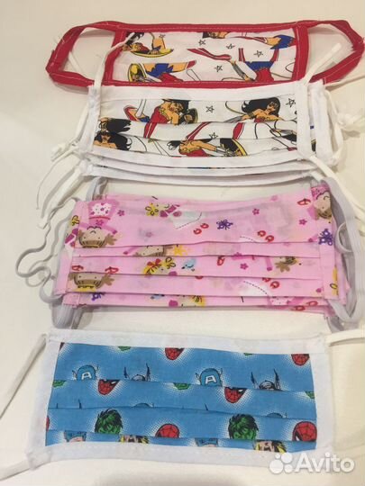 Маски многоразовые детские Marvel