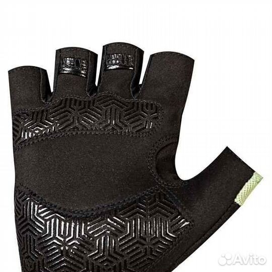 Велоперчатки STG Fit Skin, размер M, зеленый с черным