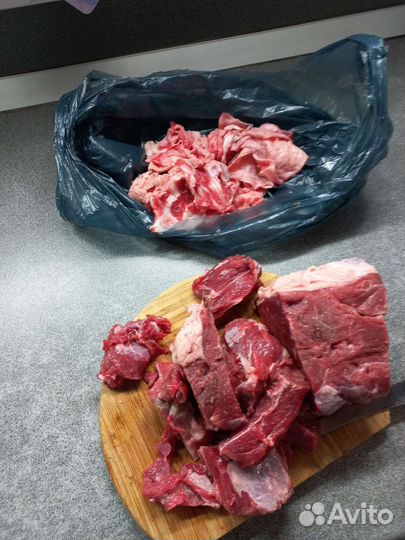 Говяжьи обрезки для собак