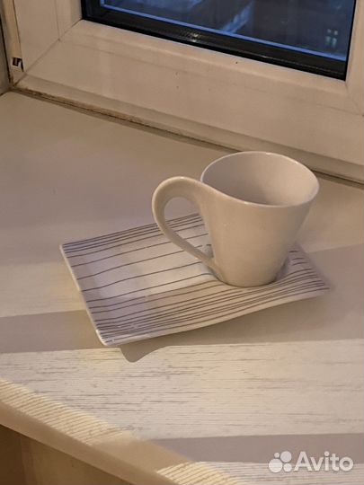 Villeroy boch чашка с блюдцем