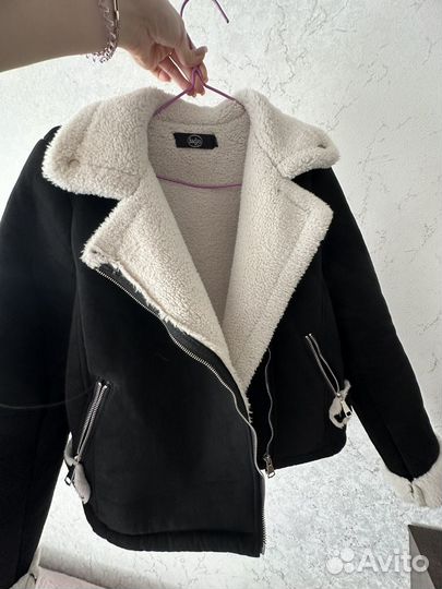 Дубленка авиатор женская 44 46