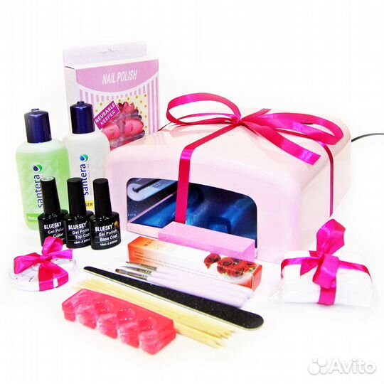 Лампы для шеллака, аппараты для маникюра, наборы д