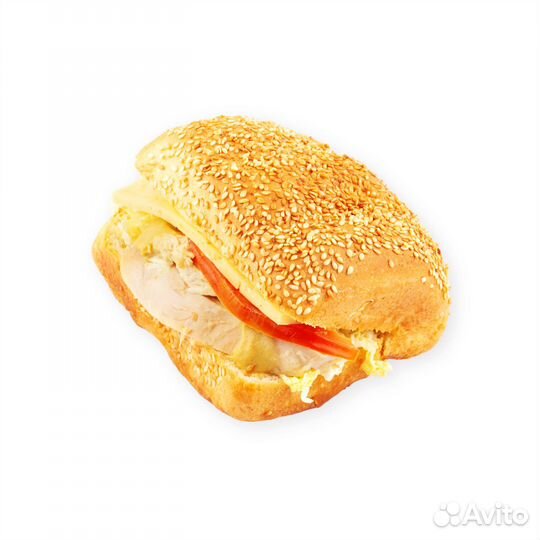 Выпечка : Сэндвич с копченой курицей