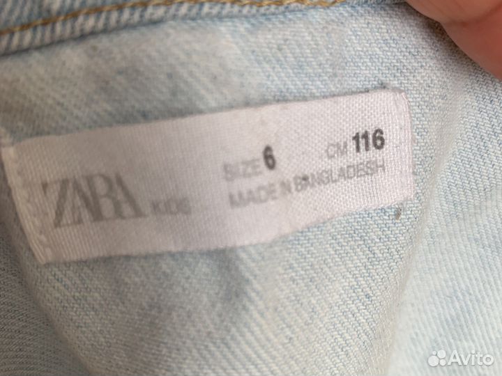 Джинсовый сарафан Zara для девочки