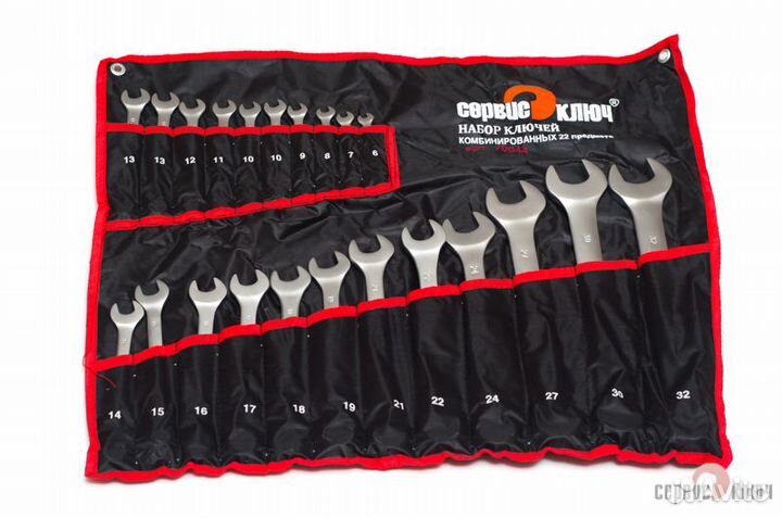 Набор ключей 22 предмета сумка (6-19, 21,22,24