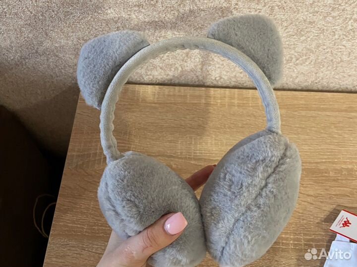 Меховые наушники