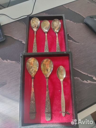 Винтажные мельхиоровые ложки