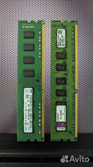 Оперативная память 2Gb udimm DDR3 1333MHz (2шт)