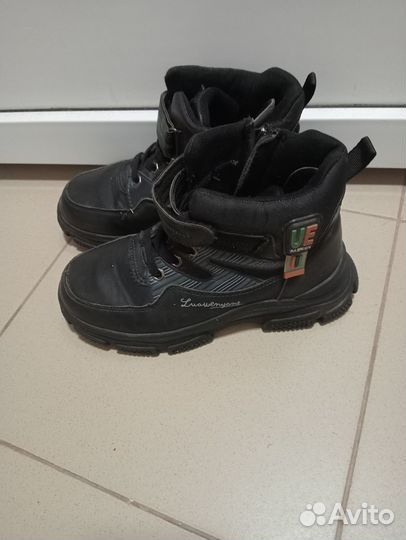 Ботинки демисезонные для мальчика 35р