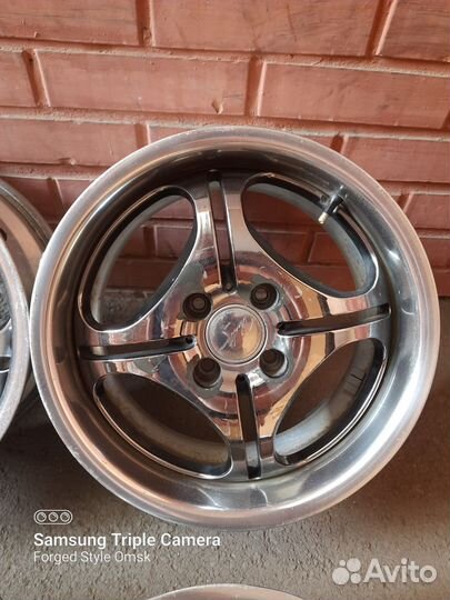 Weds Vier Blatt хром R15 4x100 4шт Japan редкие